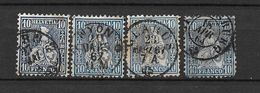 LOTE 1377  ///  SUIZA 1862    YVERT Nº: 36   ESTUDIO COLOR Y MATASELLO - Used Stamps