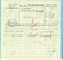 TELEGRAMME CONGO BELGE Met Stempel LEOPOLDVILLE 1946 - Andere & Zonder Classificatie