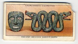 Churchman - 1937 - Treasure Trove - 47 - Ancient Mexican Mosaic-work - Churchman