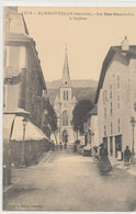 Savoie Albertville   - Rue Gambetta Et L'Eglise  - Commerces - Albertville