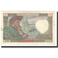 France, 50 Francs, 1941-05-15, TTB+, Fayette:19.11, KM:93 - 50 F 1940-1942 ''Jacques Coeur''