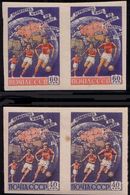 Russia 1958 M 2089 - 2090 B Sport Footbal World Cup, Two Stamps - A Park - 1958 – Suède