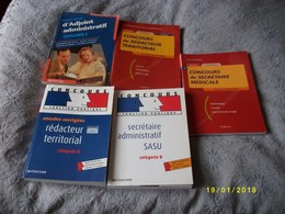 Lot De 5 Livres De Préparation à Différents Concours - Lotti E Stock Libri