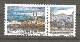FRANCE / 2015 / Y&amp;T N° 4956 : Mâcon (avec Vignette) Oblitéré - Used Stamps