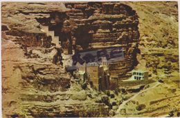 ISRAEL,TERRE SAINTE POUR LES JUIFS ,JUDAICA,JUDAISME,PRES JERICHO,GROTTE,MONASTERE,MONASTERY,IL Y A 50 ANS - Israël