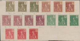 INDOCHINE  1904 LOT  COLORS  Diff.*MH  Réf  K25 - Ongebruikt