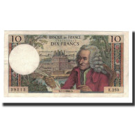 France, 10 Francs, 1966-07-07, SUP, Fayette:62.22, KM:147b - 10 F 1963-1973 ''Voltaire''