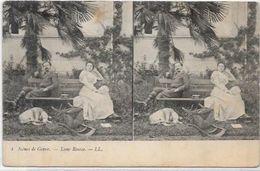 CPA Stéréo Stréréoscopique Non Circulé Lune Rousse - Stereoscope Cards