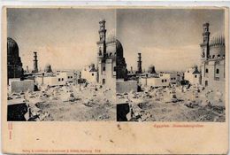 CPA Stéréo Stréréoscopique Non Circulé Carte Allemande Germany Egypte - Cartoline Stereoscopiche