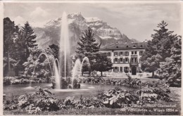 Glarus - Hotel Glarnerhof Mit Volksgarten Und Wiggis (522) * 16. IV. 1951 - Autres & Non Classés