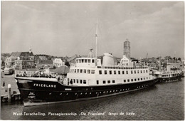 West-Terschelling - Passagiersschip De Friesland Langs De Kade - & Boat - Terschelling