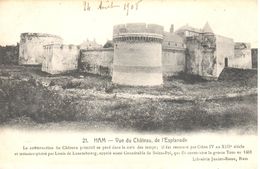 (80) Somme - CPA - Ham - Vue Du Château, De L'esplanade - Ham