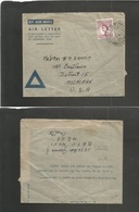 Bc - Malta. 1954 (26 Aug) FPO 266. British Troops. Air Fkd Lettersheet. QEII Usage To USA, Detroit, Mich. Fine. - Other & Unclassified