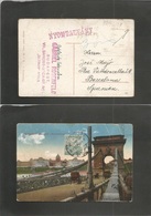 Hungary. 1927 (14 Sept) Budapest - Barcelona, Spain. Destination Usage. Fkd Ppc. - Other & Unclassified