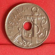 SPAIN 50 CENTIMOS 1949 51 -    KM# 777 - (Nº19905) - 50 Céntimos