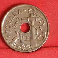 SPAIN 50 CENTIMOS 1949 56 -    KM# 777 - (Nº19909) - 50 Céntimos