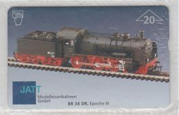 AUSTRIA 1999 LOCOMOTIVE TRAIN RAILWAY JATT BR 38 DR EPOCHE III MSW MODELLSPIELWAREN PETER WAGNER USED PHONE CARD - Trains
