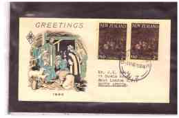NZFDC131   -   1.11.1960    /      YT Nr.  404  -  COVER  CIRCULATED - Lettres & Documents