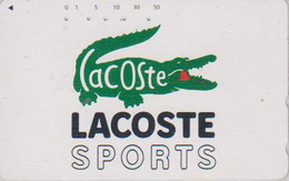 Télécarte Japon / 110-011 - MODE FRANCE - CROCODILE LACOSTE - Sports Wear FASHION Japan Phonecard / Krokodil - Mode