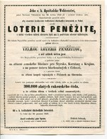 Autriche Austria Österreich Czech TCHEQUIE 1859 LOTERI PENEZITE Lottery - Loterijbiljetten