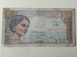 500 Ariary  1966 - Madagascar