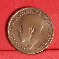 GREAT BRITAIN 1/2 PENNY 1916 -    KM# 809 - (Nº19933) - C. 1/2 Penny