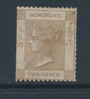 HONG KONG, 1863 2c Brown Mint (gum Fine, But Short Perfs) Wmk CC, SG8a, Cat £130 - Usados