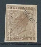 Proef Leopold II Uitgifte 1865 10C Bruin - Proeven & Herdruk