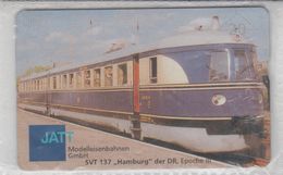AUSTRIA 1999 LOCOMOTIVE TRAIN RAILWAY JATT SVT 137 HAMBURG EPOCHE III MSW MODELLSPIELWAREN PETER WAGNER USED PHONE CARD - Trains
