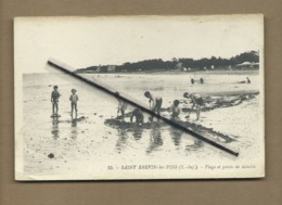 CPA Abîmée  - Saint Brévin Les Pins - (L.-Inf.) - Plage Et Pointe De Mindin - Saint-Brevin-les-Pins