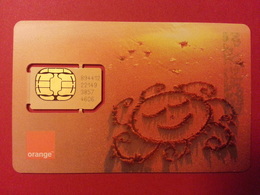 GSM SIM ORANGE SUN Mint With His Chip ONLY TO COLLECT - Da Identificare