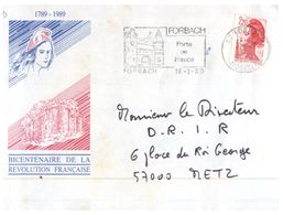 (450) France - Bicentenary Of French Revolution Cover - Rivoluzione Francese