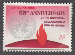 UNITED NATIONS    SCOTT NO. 242    USED     YEAR  1973 - Gebruikt