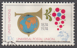 UNITED NATIONS    SCOTT NO. 246    USED     YEAR  1974 - Gebruikt