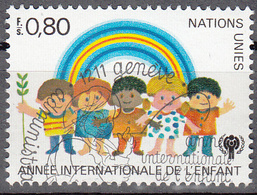 UNITED NATIONS--GENEVA      SCOTT NO. 84      USED     YEAR  1979 - Oblitérés