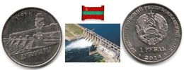 Transnistria - 1 Rouble 2014 (UNC - Dubossary - Hydroelectric Power Sation - 50,000 Ex.) - Moldavia