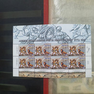 Israel-ancient Roman Arenas-(A)-(015844)-(8 Stamps Block)-21.8.2017-mint - Unused Stamps (without Tabs)