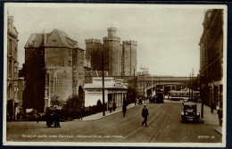 RB 1185 - Real Photo Postcard - Black Gate & Castle Newcastle-on-Tyne - Northumberland - Newcastle-upon-Tyne