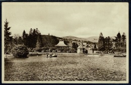 RB 1185 - 1954 Postcard - Boating Lake Moffat Public Park - Dumfries Scotland - Dumfriesshire