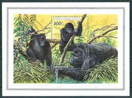 1985 Rwanda Gorilla Scimmie Monkey Singes MNH** Fiog58 - Scimpanzé