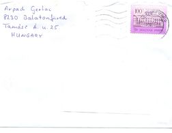 1998. Hungary,  The Letter Sent By Ordinary  Post To Moldova - Lettres & Documents