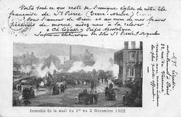 SAINT PIERRE ET MIQUELON - Incendie De La Nuit Du 1er Au 2 Novembre 1902 - Reste De L'unique Eglise - Saint-Pierre-et-Miquelon