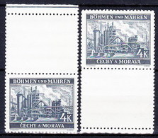 Boheme Et Moravie 1939 Mi 34 Zf (Yv 34 Avec Vignette), (MNH) ** - Unused Stamps