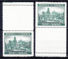 Boheme Et Moravie 1939 Mi 35 Zf (Yv 35 Avec Vignette), (MNH) ** - Ungebraucht