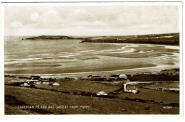 RB 1186 - Postcard - Cardigan Island & Gwbert From Poppit - Wales - Cardiganshire