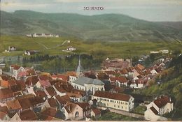 CARTE POSTALE ORIGINALE ANCIENNE COULEUR : SCHIRMECK VUE AERIENNE BAS RHIN (67) - Schirmeck