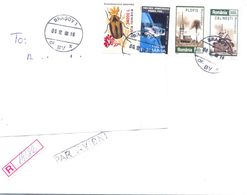 2000. Romania, The Letter Sent  By Registered Air-mail Post To Moldova - Briefe U. Dokumente