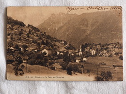 Switzerland Salvan Et La Dent De Morcles Stamp 1909    A 166 - Salvan