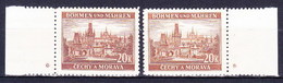 Boheme Et Moravie 1939 Mi 37 (Yv 37 Avec Bdf), (MNH) ** - Neufs