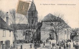 Lubersac          19      Eglise Et Place                  (voir Scan) - Autres & Non Classés